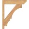 Ekena Millwork Balboa Slat Smooth Outlooker, Western Red Cedar, 5 1/2"W x 22"D x 26"H OUT06X22X26BOA06SWR - alternate 2